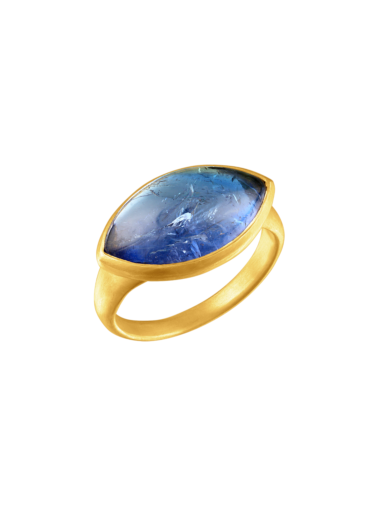 Seed ring in tanzanite